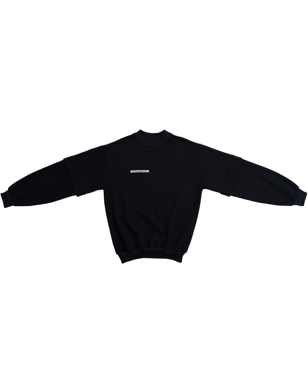 BROKEN MUSIC DOUBLE LAYER SLEEVE CREWNECK