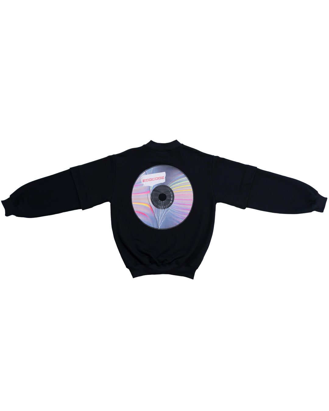 BROKEN MUSIC DOUBLE LAYER SLEEVE CREWNECK