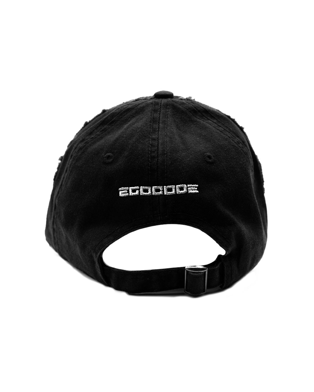 TRIPLE LOGO DISTRESSED DAD HAT